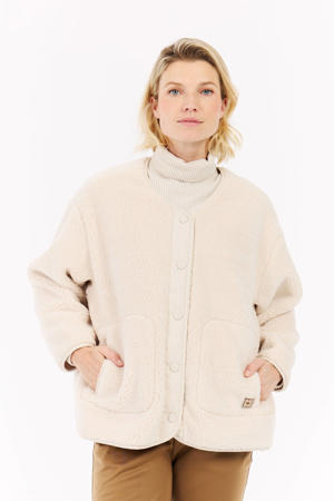 teddy fleece vest PRTEdith ecru