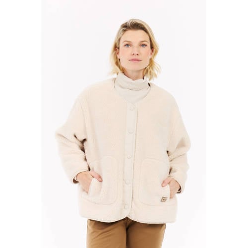 Protest teddy fleece vest PRTEdith ecru afbeelding