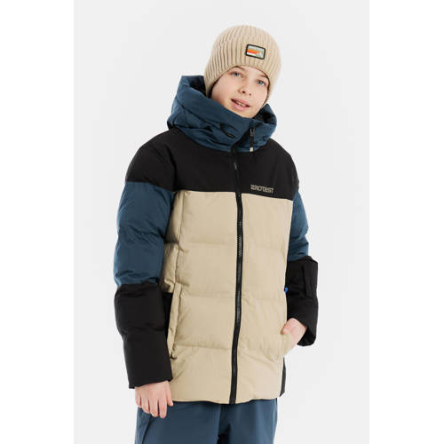 Protest ski-jas PRTJustin Jr. beige/blauw/zwart afbeelding