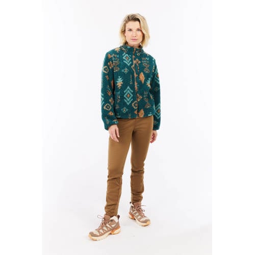 Protest teddy fleece vest PRTAdel PRTAdel blauw/camel/lichtblauw afbeelding