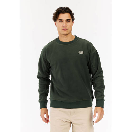 Protest sweater olijfgroen afbeelding