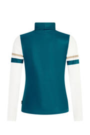 thumbnail: Blauwe dames Protest Ski Pully PRTCreate van polyester met printopdruk en lange mouwen