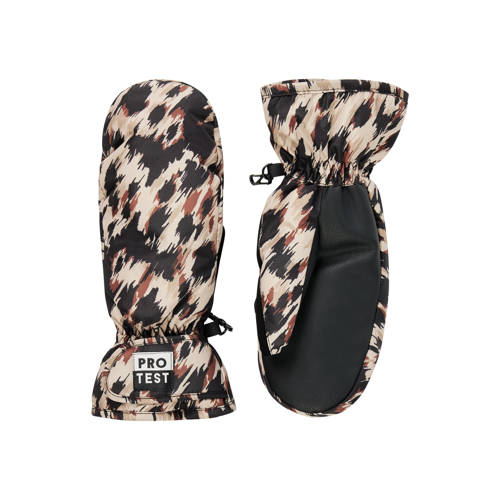 Protest ski-wanten PRTBassy zwart/beige afbeelding