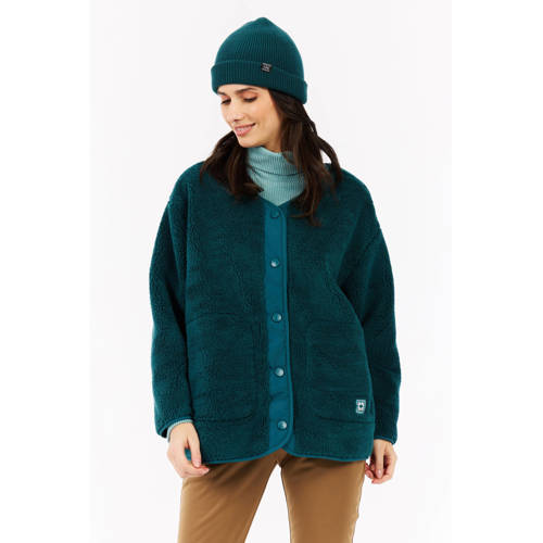 Protest teddy fleece vest PRTEdith blauw/lichtblauw afbeelding