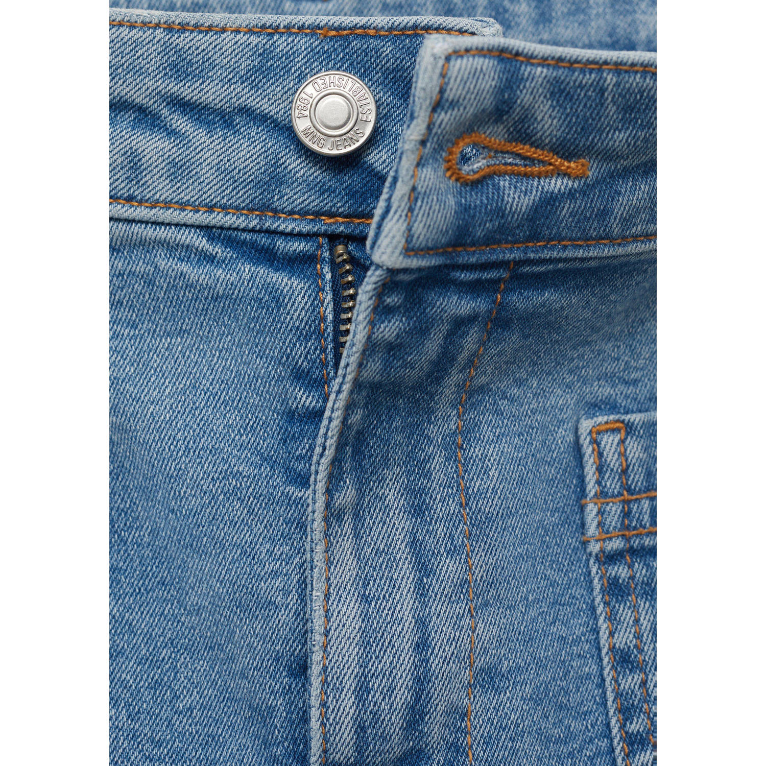 Mango flared jeans light blue denim