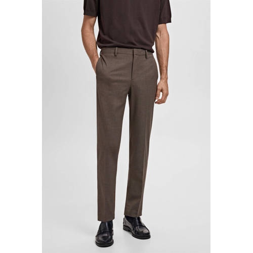 Mango Man slim chino bruin afbeelding