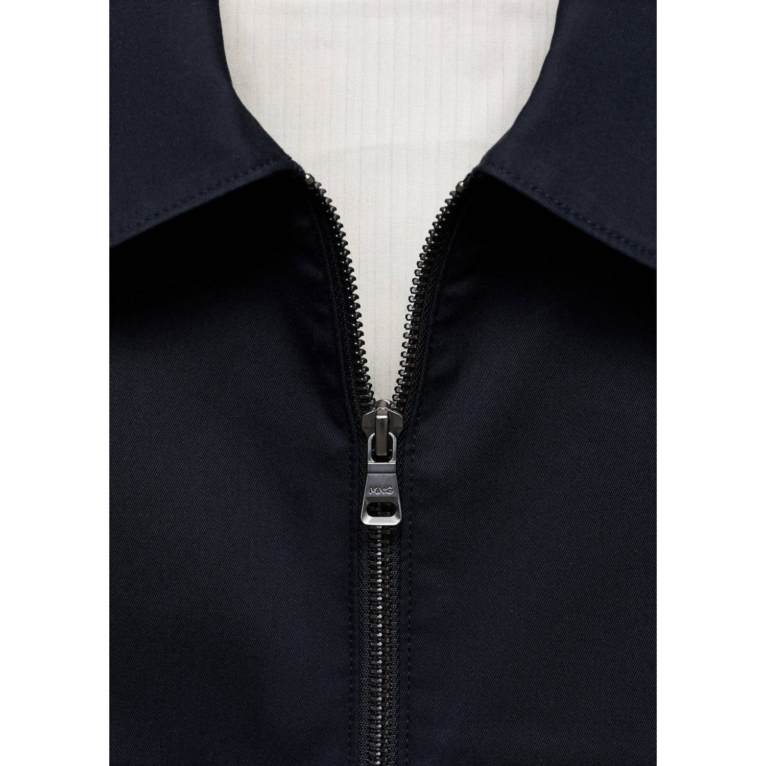 Mango Man tussenjas donkerblauw