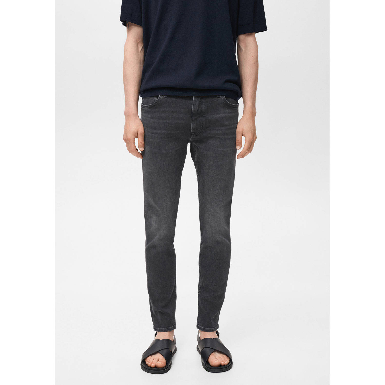 Mango Man skinny jeans changeant grijs