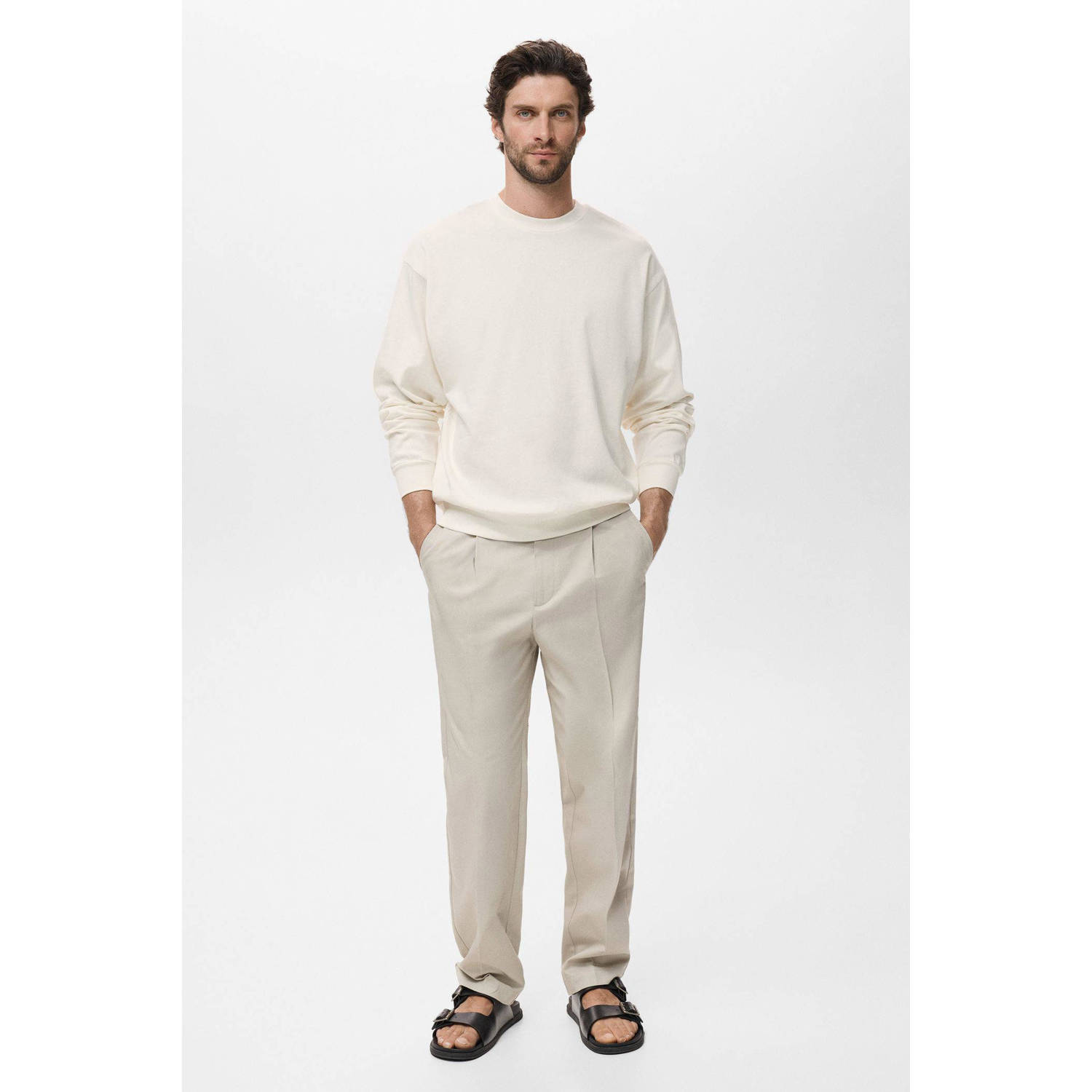 Mango Man sweater ecru