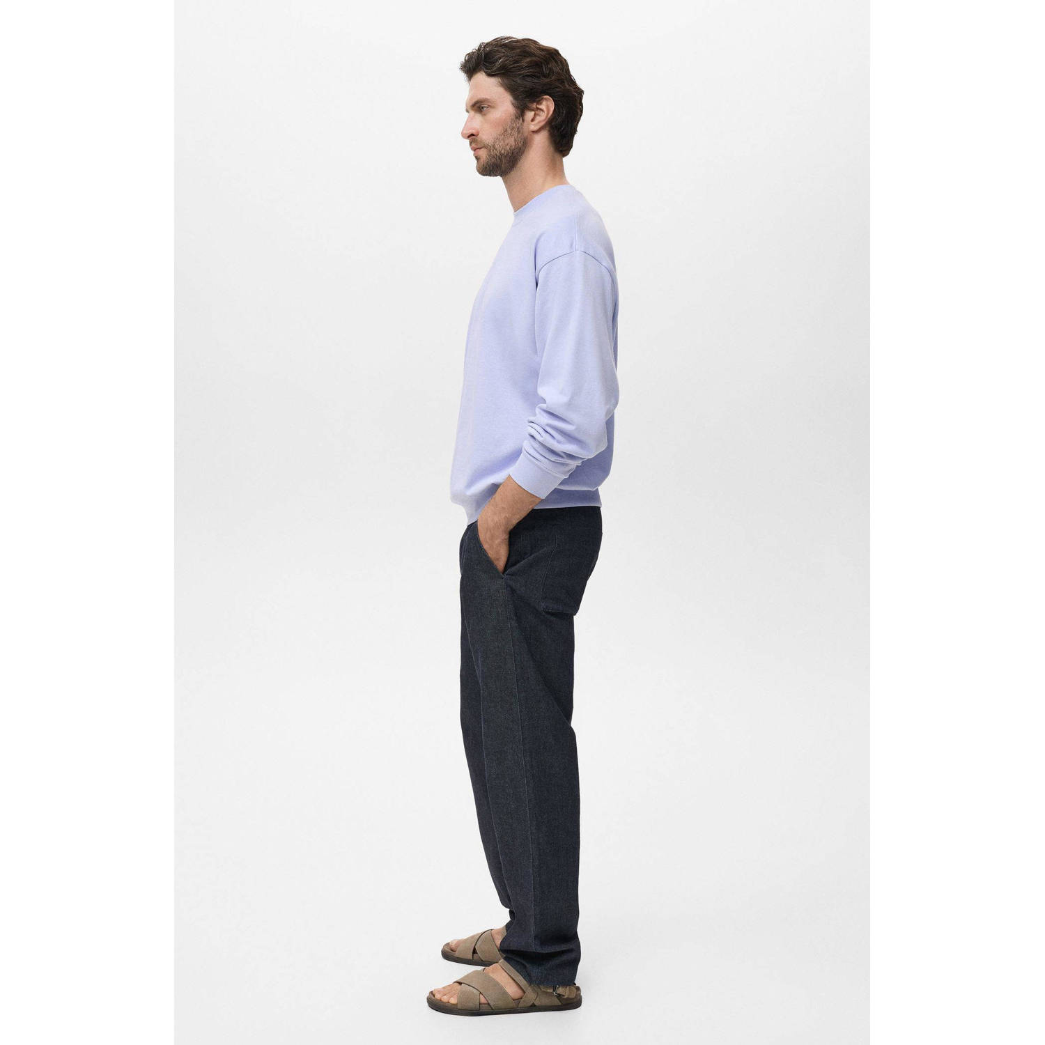 Mango Man sweater lichtblauw