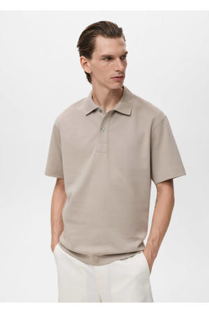 relaxed polo taupe