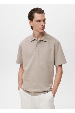 relaxed polo taupe