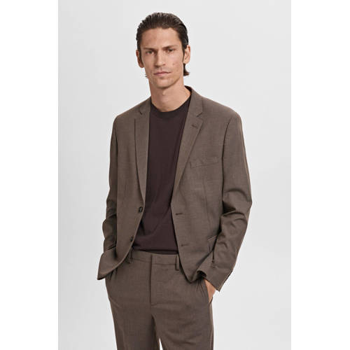 Mango Man colbert bruin afbeelding