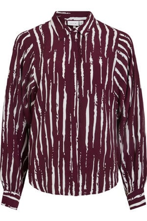 blouse donkerrood