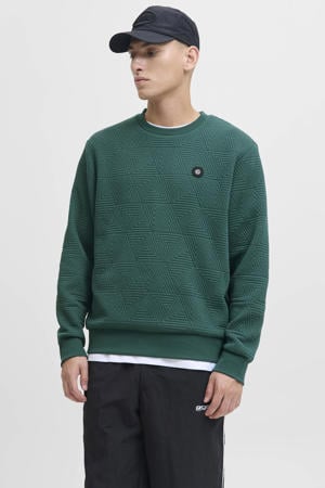 sweater met textuur groen