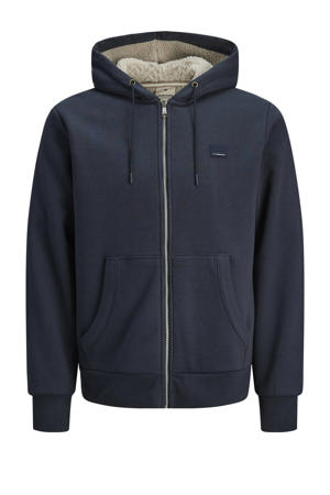 sweatvest donkerblauw