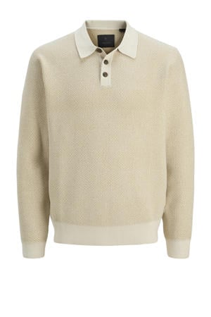 trui gebreid beige