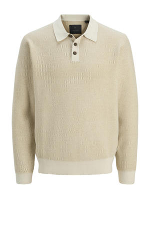 trui gebreid beige