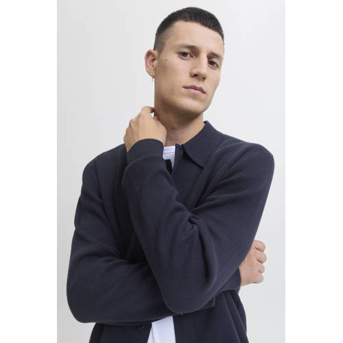 JACK & JONES PREMIUM cardigan donkerblauw afbeelding