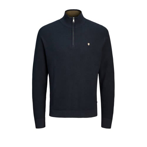 JACK & JONES PREMIUM trui gebreid donkerblauw afbeelding