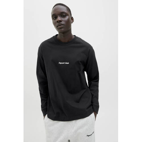 JACK & JONES ORIGINALS longsleeve zwart afbeelding