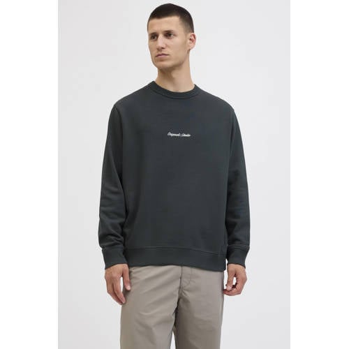 JACK & JONES ORIGINALS sweater donkergroen afbeelding