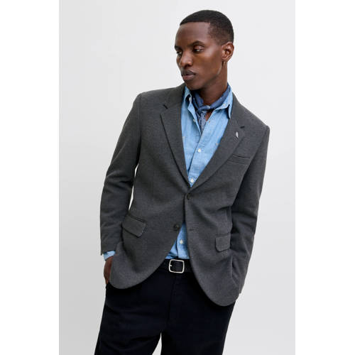 JACK & JONES PREMIUM colbert met textuur grijs afbeelding