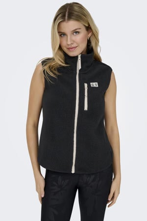 teddy bodywarmer ONPMON zwart