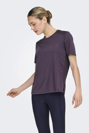 sport T-shirt ONPFLOW aubergine