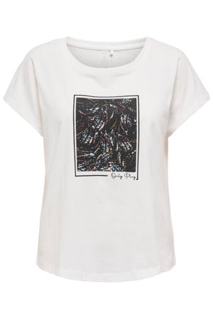 T-shirt ONPAUB wit