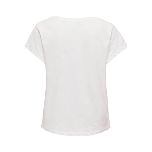 ONLY PLAY T-shirt ONPAUB wit afbeelding