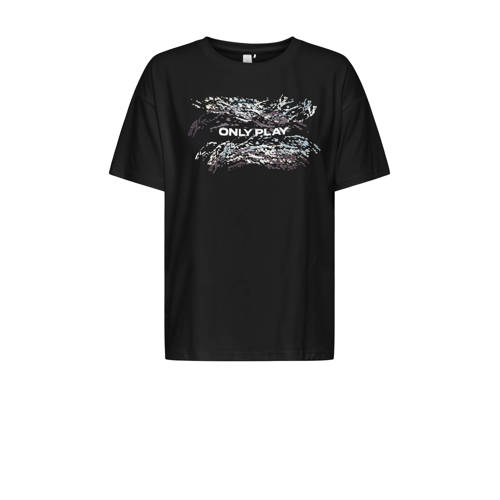 ONLY PLAY T-shirt ONPJOHA zwart afbeelding