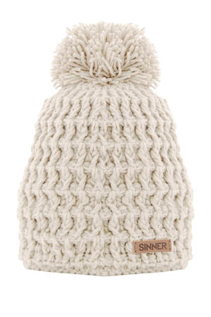 pompon muts Nordic III ecru