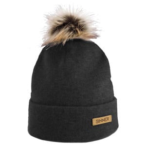 pompon muts Sayan zwart