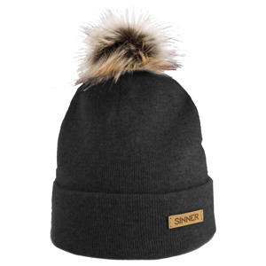 pompon muts Sayan zwart