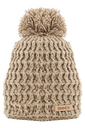 pompon muts Nordic III beige
