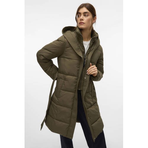 VERO MODA winterjas groen afbeelding