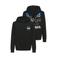 ONLY & SONS JUNIOR hoodie met backprint zwart
