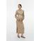 MAMALICIOUS zwangerschaps jurk gebreid beige