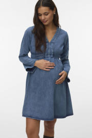 thumbnail: MAMALICIOUS zwangerschaps spijkerjurk medium blue denim