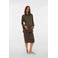 MAMALICIOUS zwangerschaps midi rok met panterprint bruin