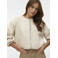 VERO MODA suede bomberjack lichtgrijs