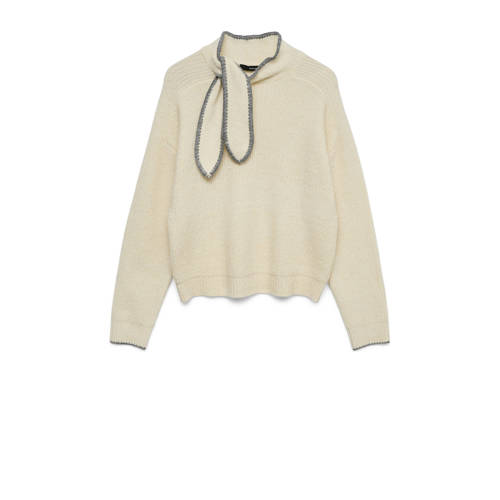 VERO MODA gebreide trui ecru afbeelding