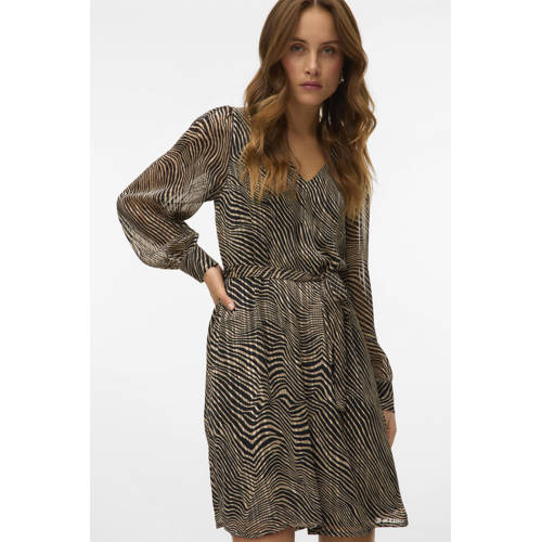 VERO MODA midi jurk zwart afbeelding