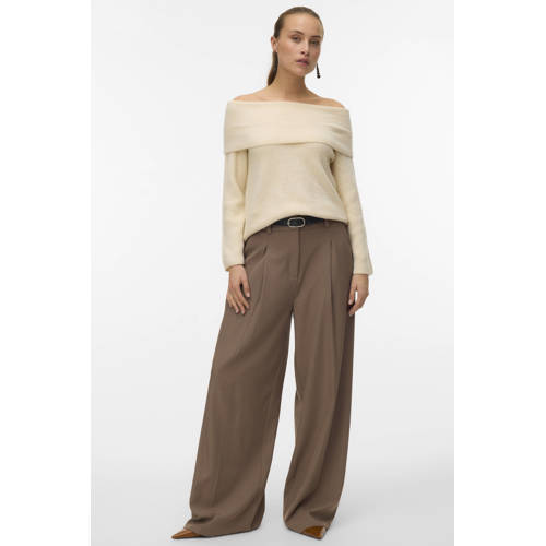 VERO MODA trui ecru gebreid afbeelding