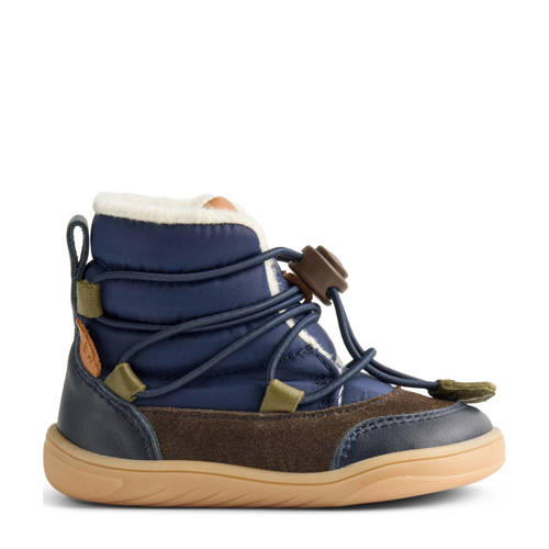 Wheat Milan Tex gevoerde enkelboots donkerblauw afbeelding