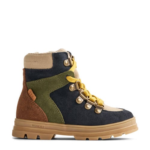 Wheat Toni Sport Tex suède veterboots donkerblauw afbeelding