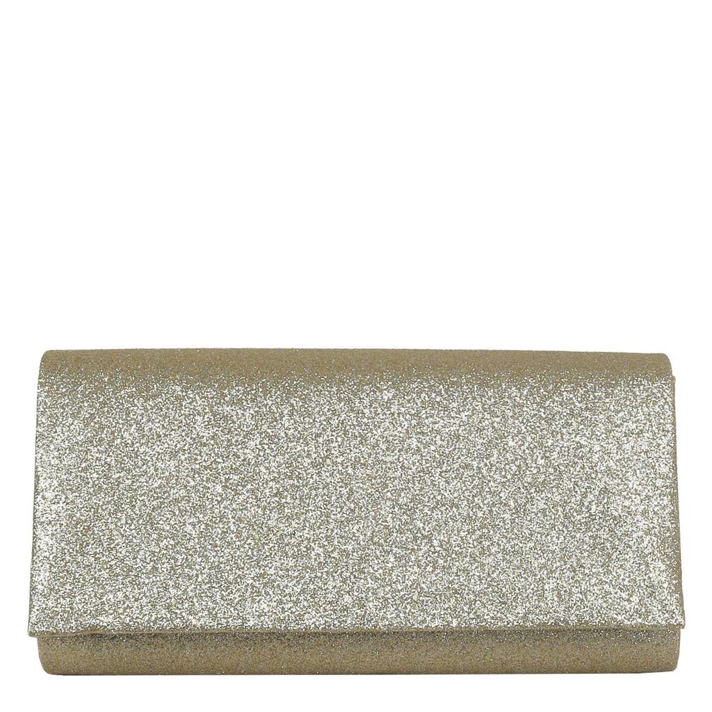 Bulaggi clutch met glitters goudkleurig
