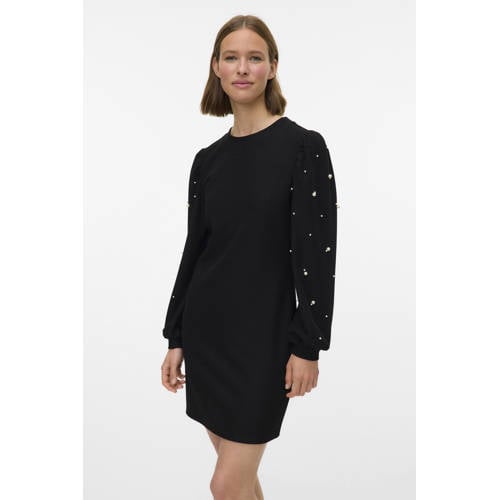 VERO MODA jurk met glitter zwart afbeelding