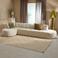NOUS Living hoekbank Aura met ronde hoek - beige